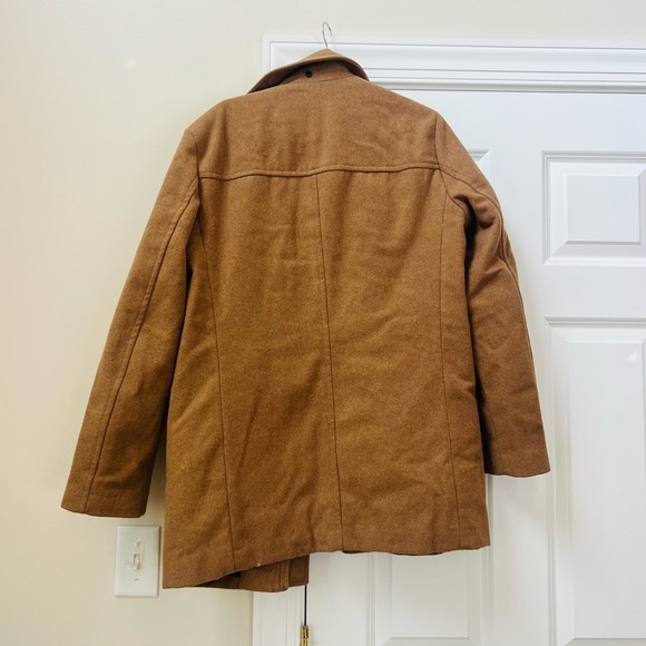 Dockers Tan Coat with Classic Collar - Picture 8 of 9